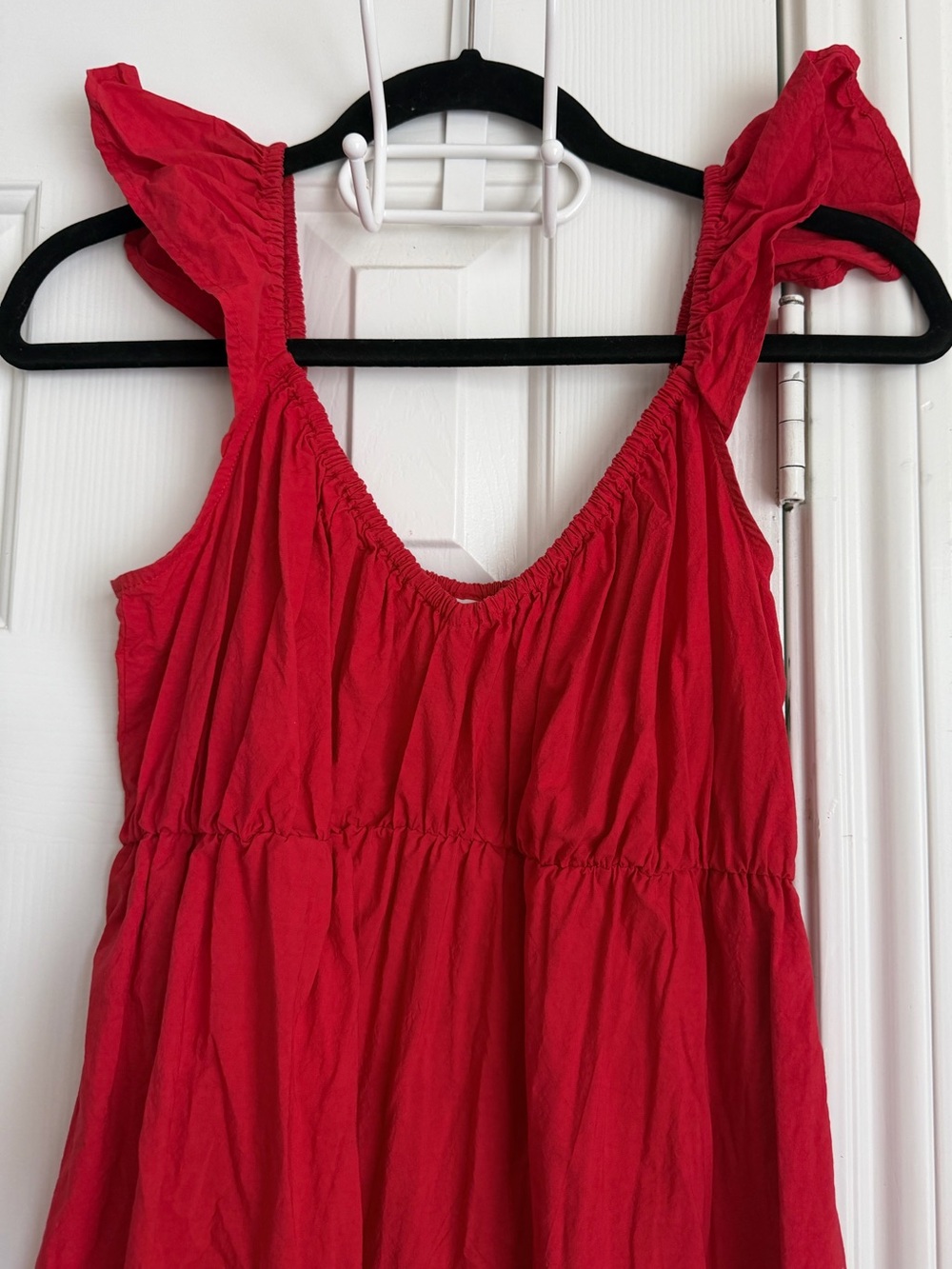 Universal Thread Red Ruffle Strap Maxi Dress - Picture 2 of 5